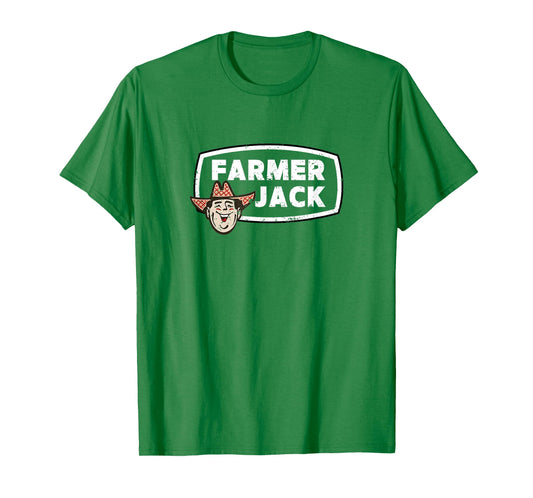 Farmer Jack Retro 80s Funny Men's & Women's Vintage Graphic T-Shirt