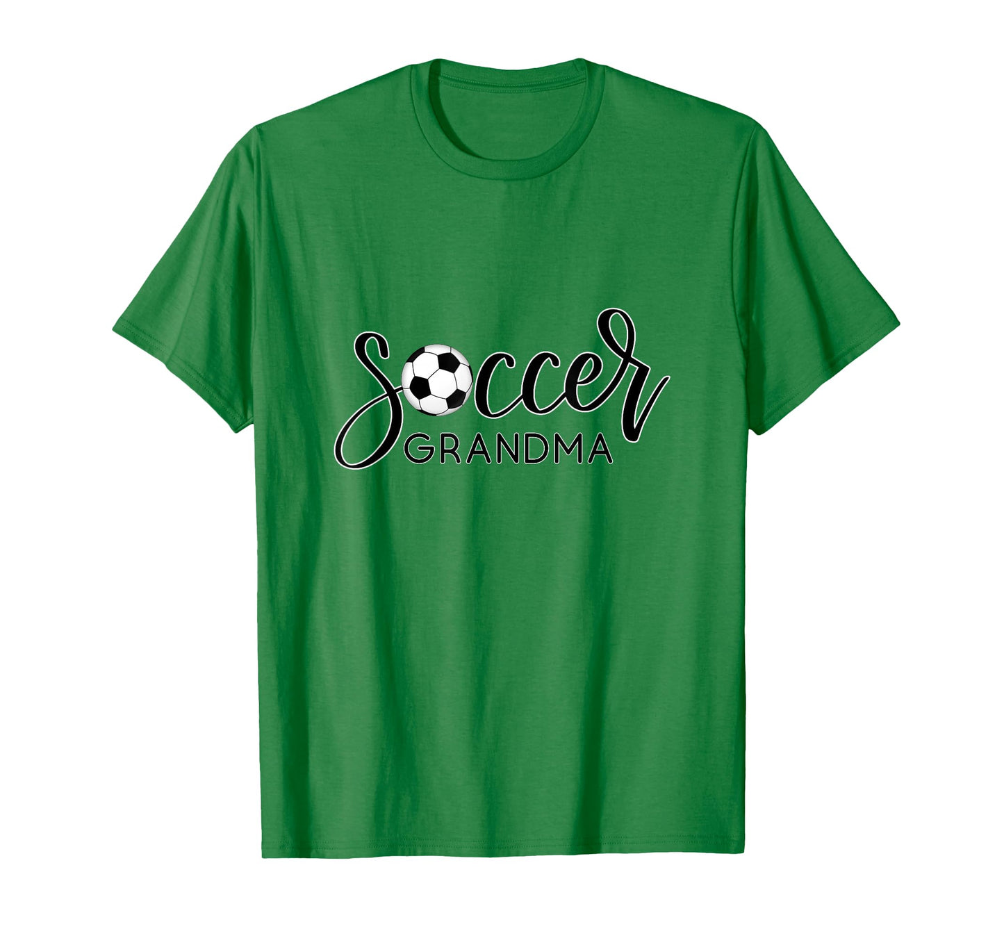 SOCCER GRANDMA Design with Soccer Ball and Hand Lettering T-Shirt