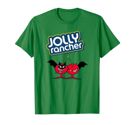 Jolly Rancher Halloween Bat Costume Cherry Logo T-Shirt