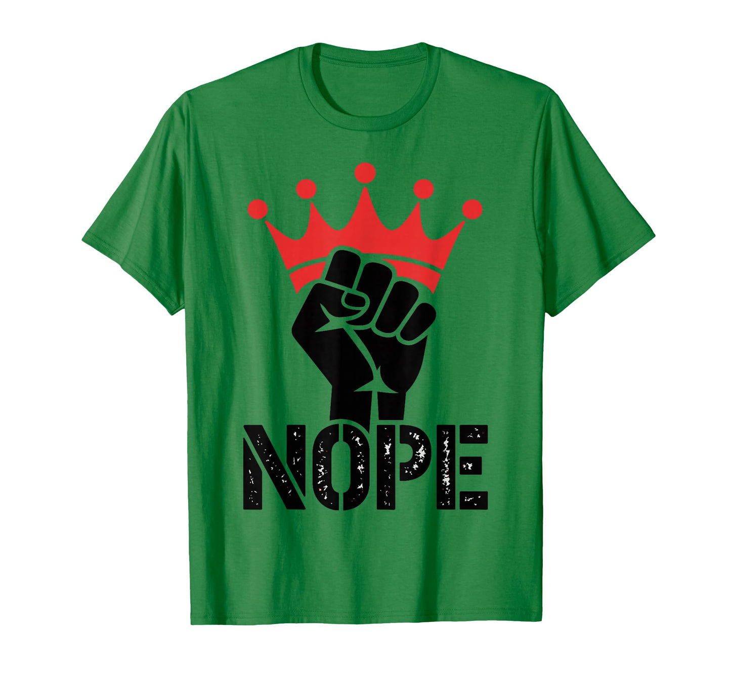 No Kings in America Since 1776 Fist & Crown Protest T-Shirt
