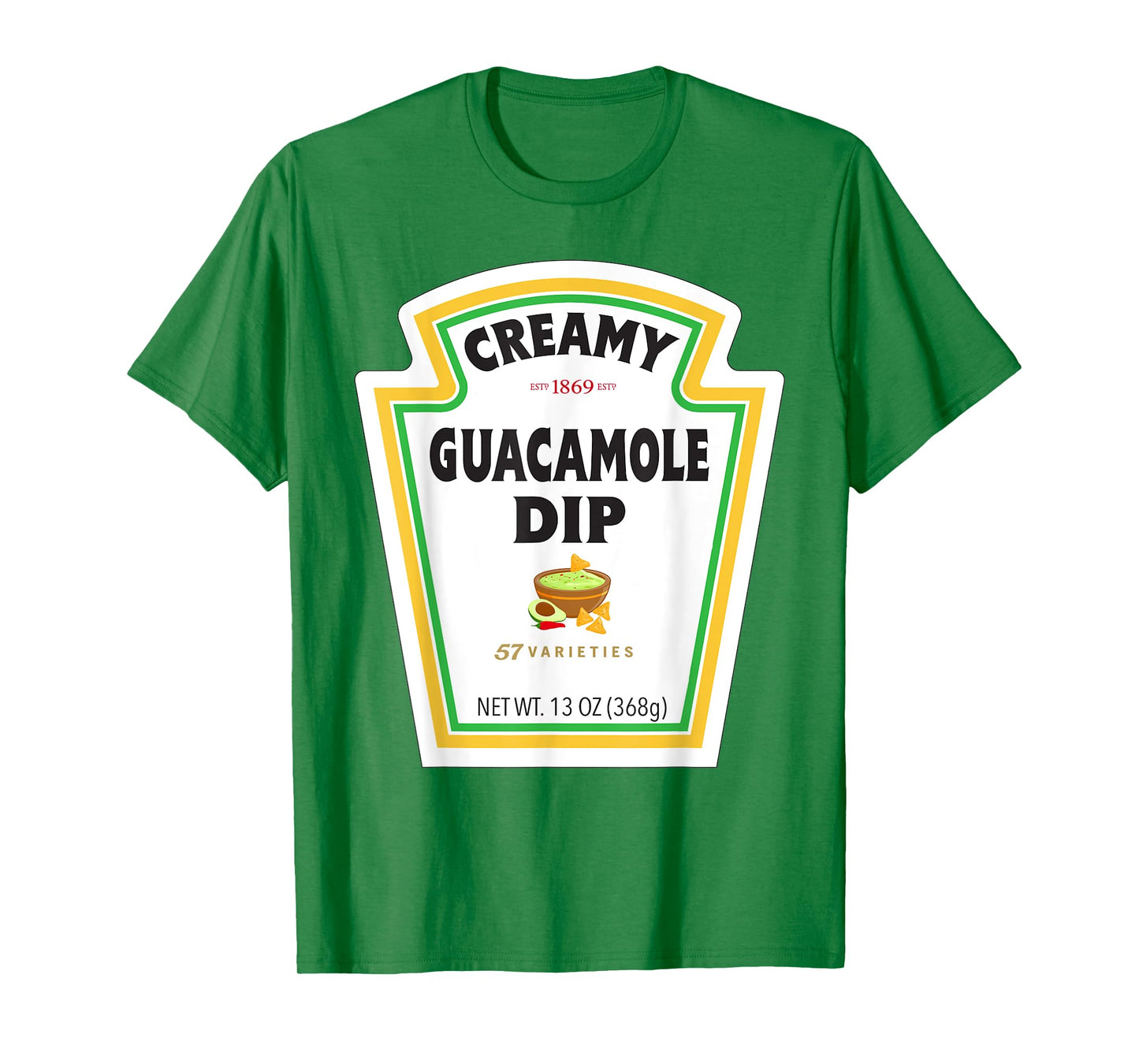 Creamy Avocado Sauce Bottle Label Funny Halloween Costume T-Shirt