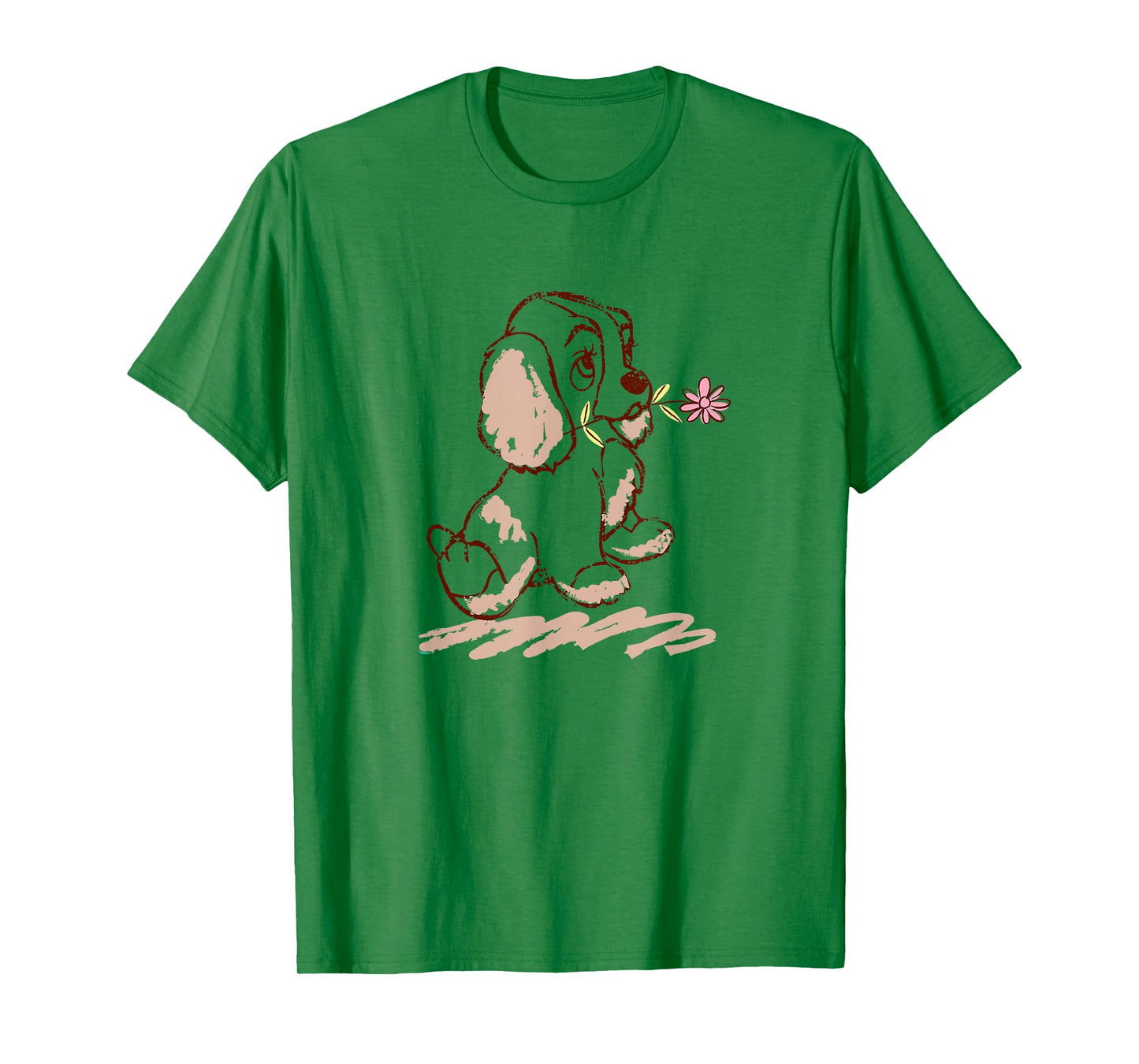 Disney Lady and The Tramp Lady Puppy Sketch T-Shirt