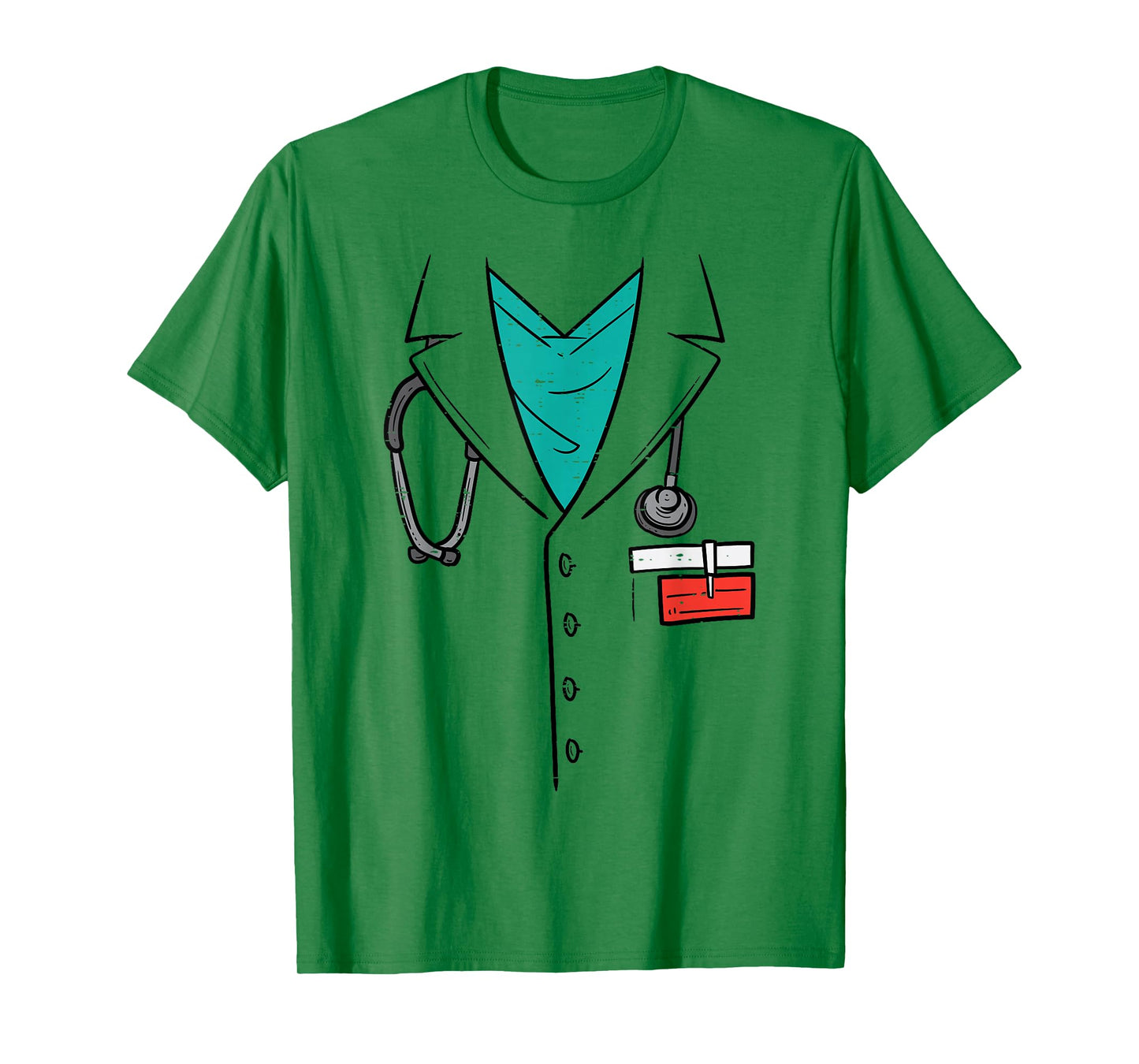 Doctor Physician Costume Funny Halloween Men Boys Kids T-Shirt