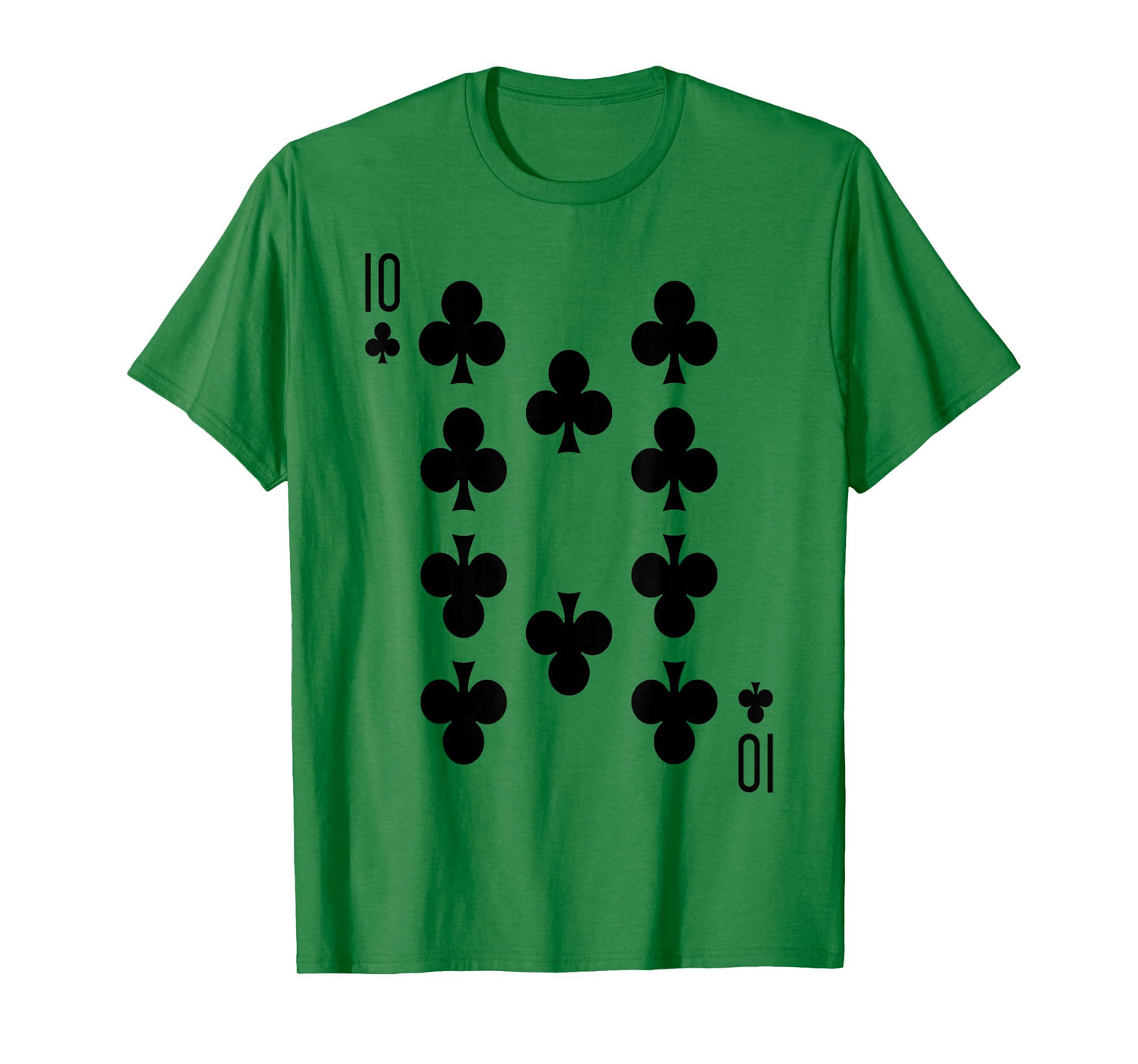 Ten of Clubs | Royal Flush Group Costume Playing Card T-Shirt
