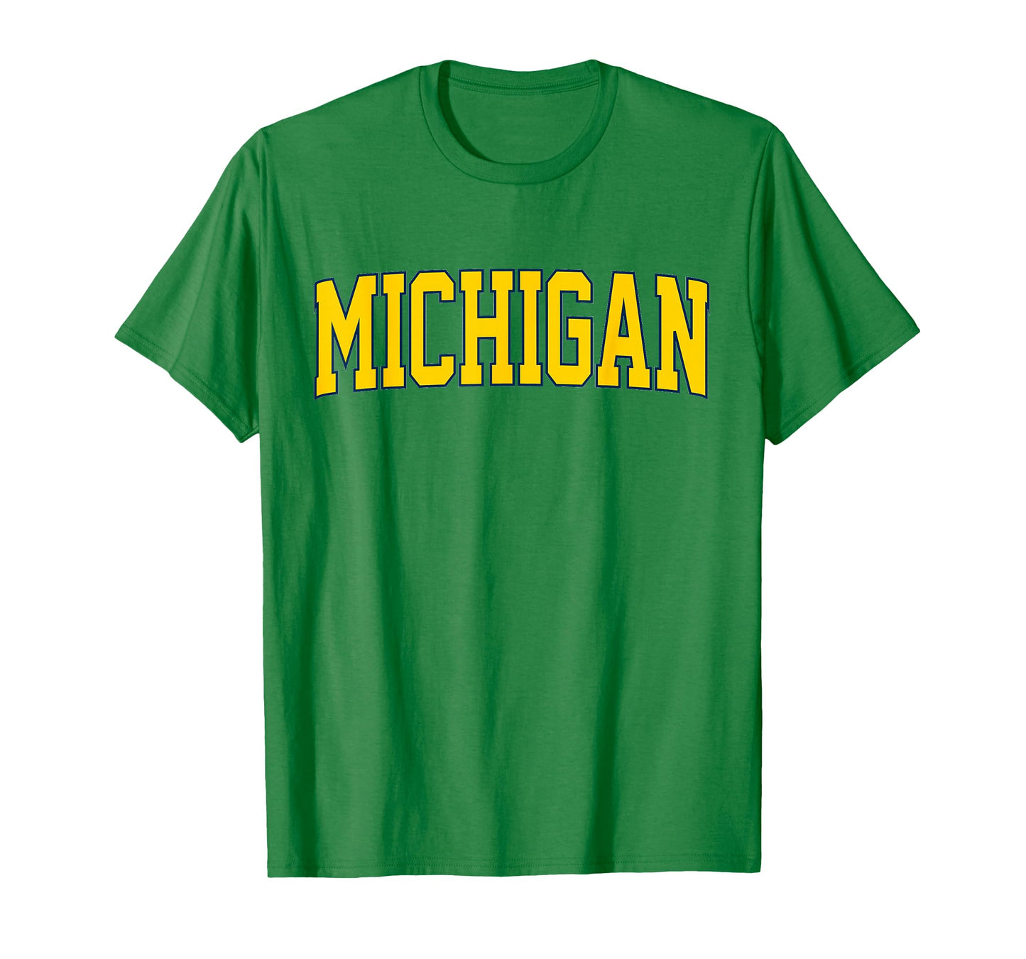 Vintage Michigan Blue Men Women Retro Michigan T-Shirt Tee T-Shirt