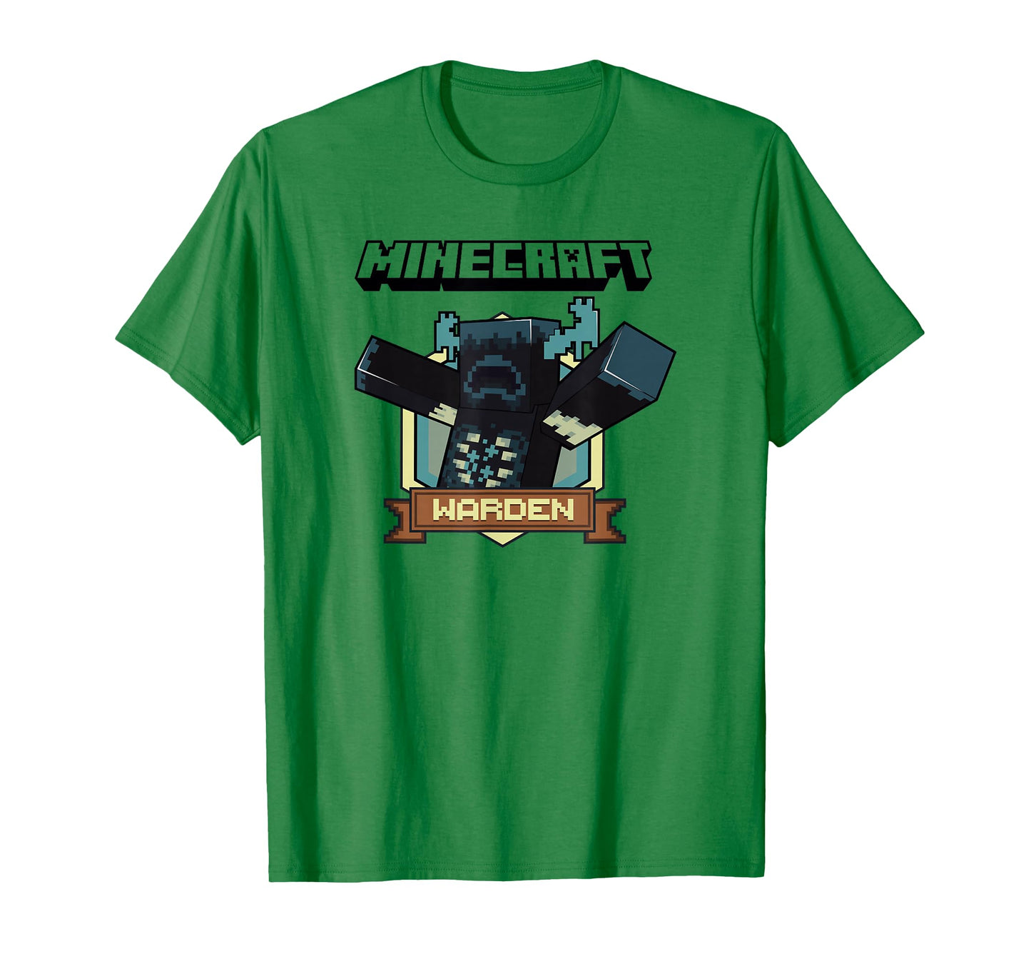 Minecraft Sculk Shriekers Hostile Mob Warden Badge T-Shirt