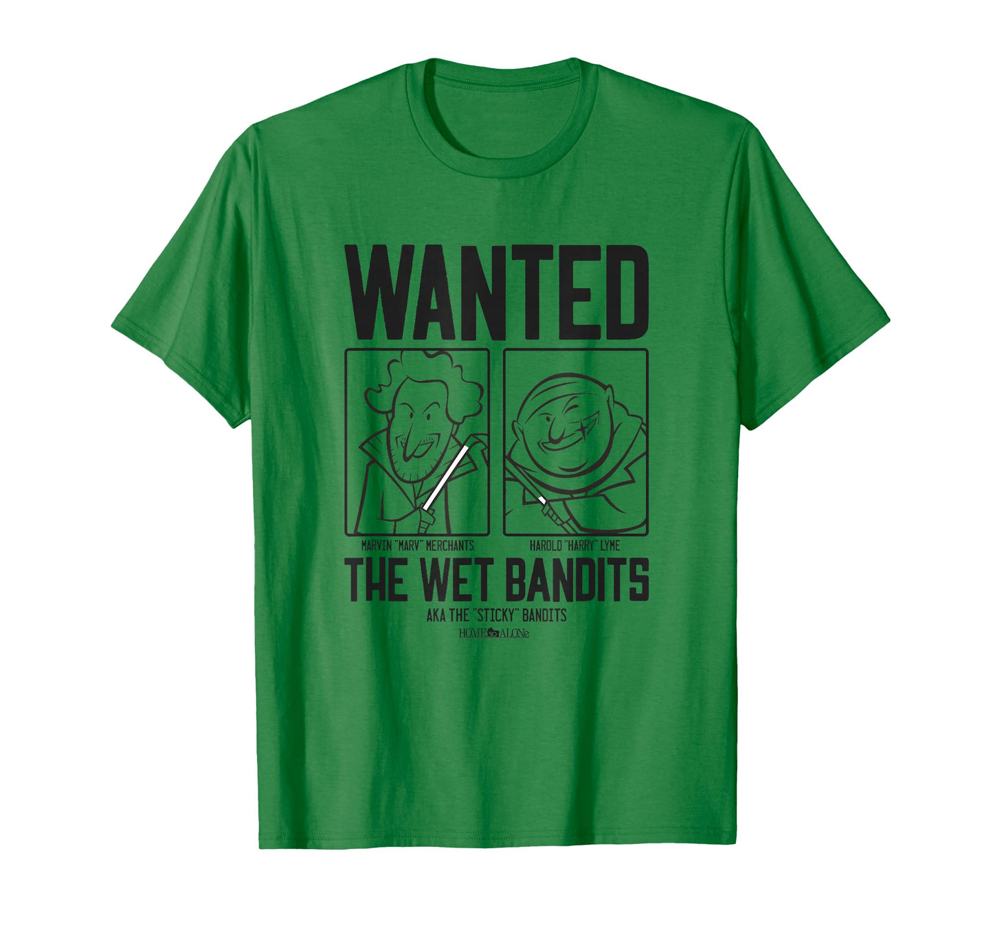 Home Alone Sketch Style Wet Bandits Poster T-Shirt