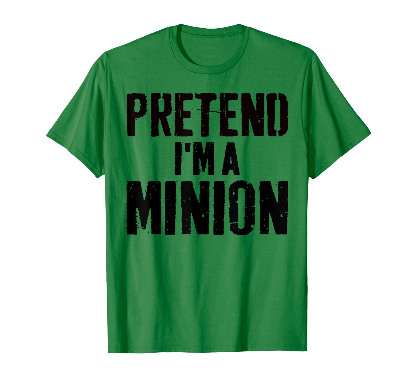Lazy Easy Halloween Costume Pretend I'm A Minion T-Shirt