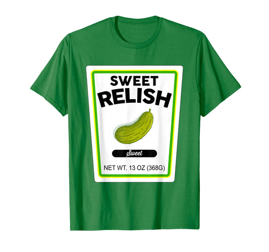 Halloween Matching Costume Sweet Relish Bottle Label T-Shirt