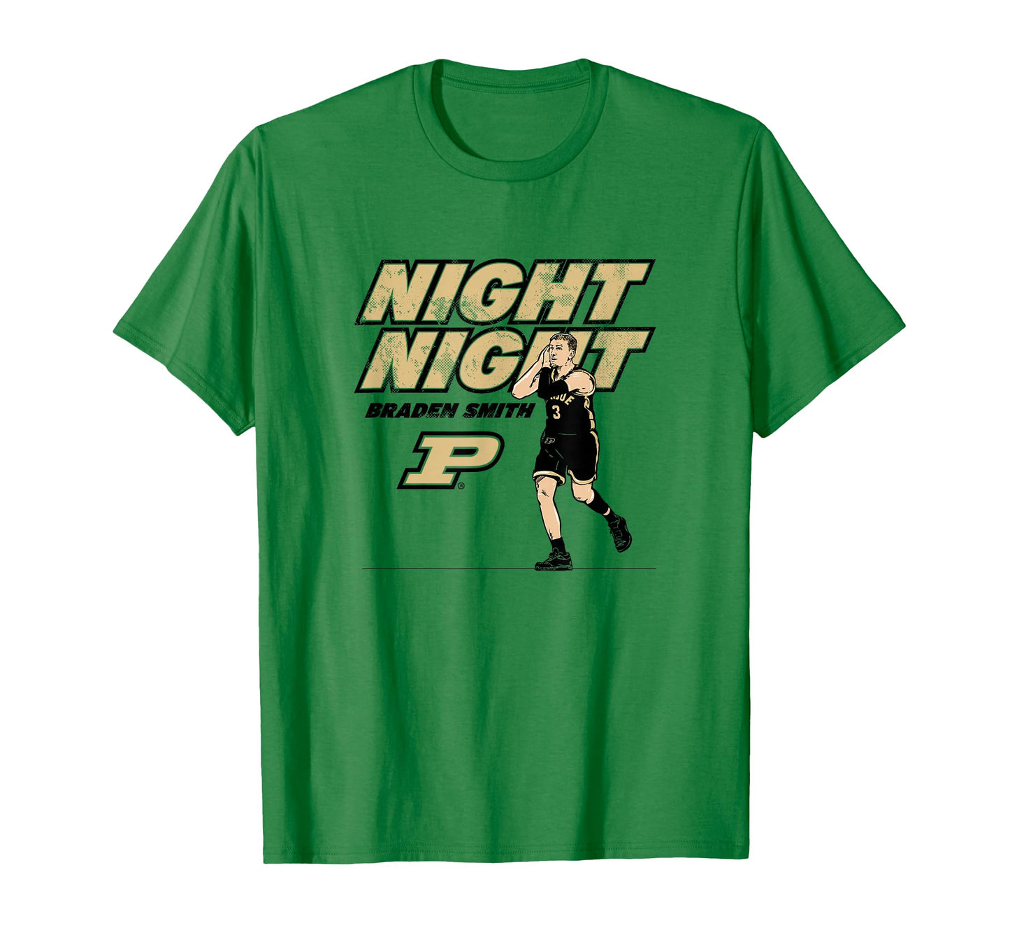 Purdue Basketball: Braden Smith Night-Night T-Shirt