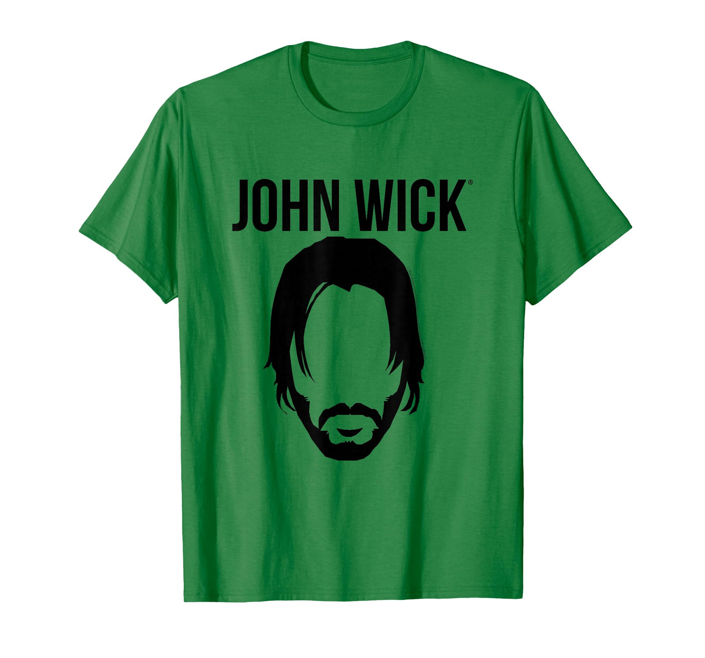 John Wick Silhouette Head & Logo Action Movie T-Shirt