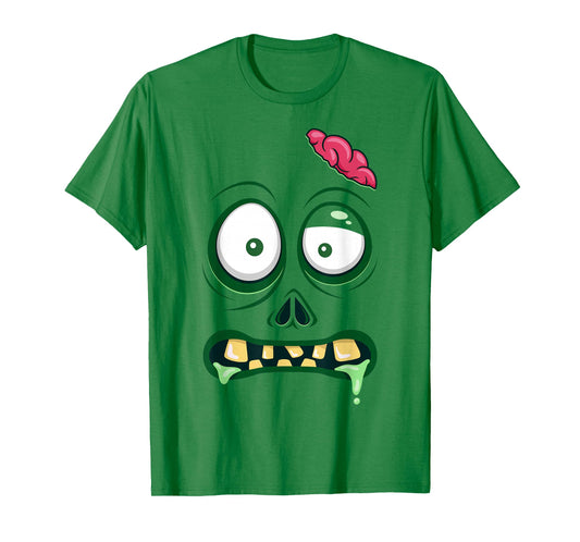 Monster Face Halloween Matching Costume Zombie Men Women Kid T-Shirt