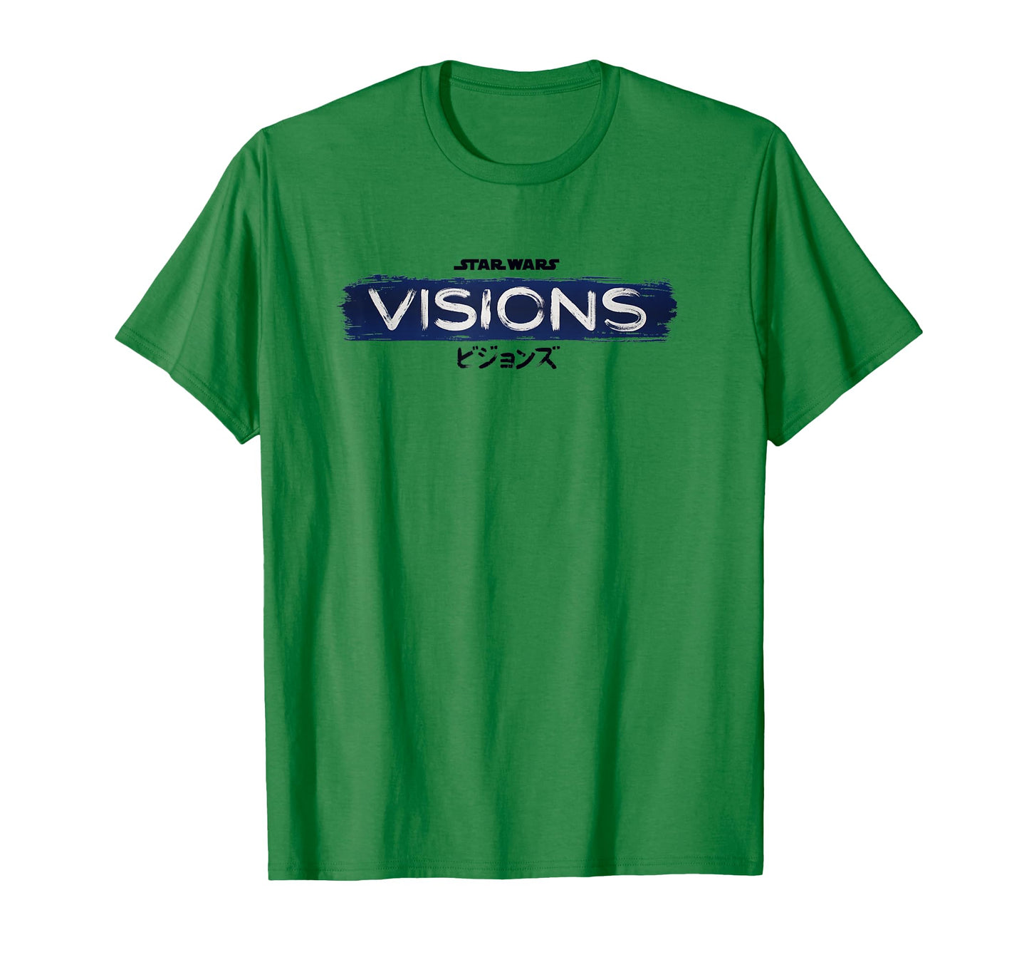 Star Wars Visions Distressed Kanji Dark Logo T-Shirt