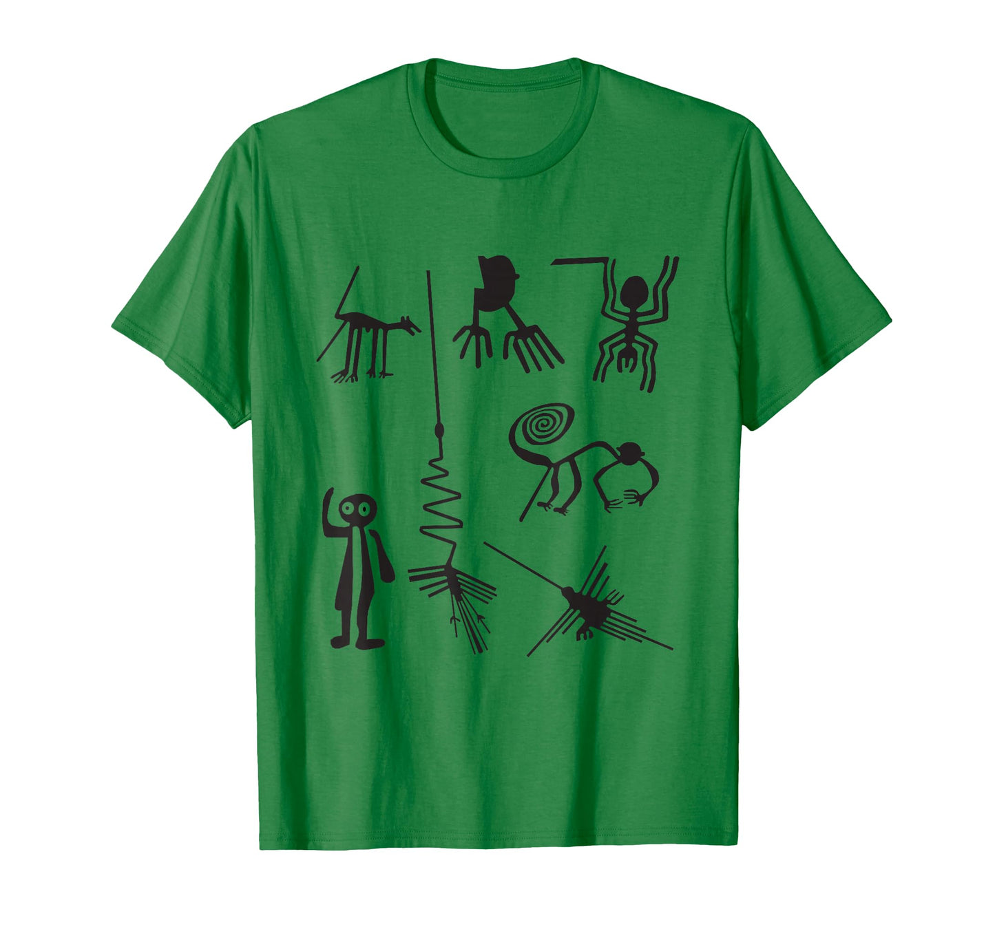 Nazca Lines Ancient UFO Aliens Extraterrestrial Art T-shirt T-Shirt