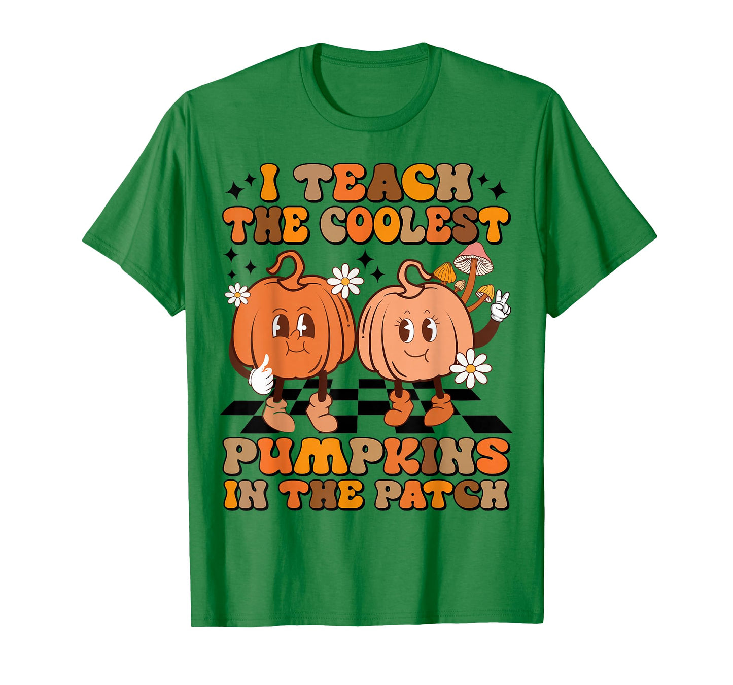 I Teach The Coolest Pumpkins In The Patch Teacher Halloween T-Shirt