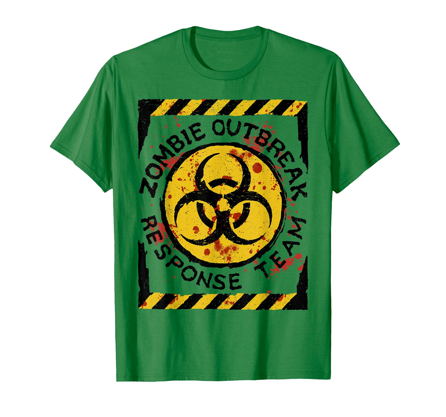 Zombie Outbreak Halloween Response Team Funny Men Apocalypse T-Shirt