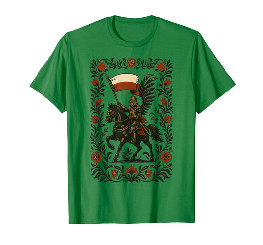 Polish Winged Hussar – Heritage Warrior Art T-Shirt
