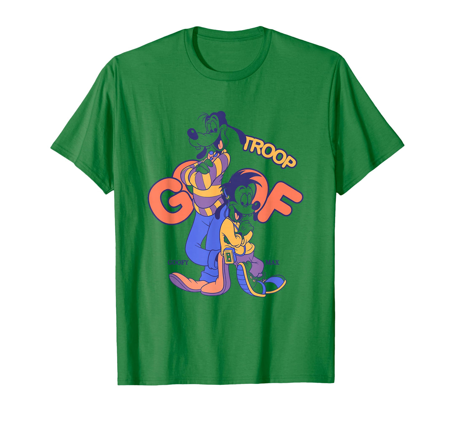Disney A Goofy Movie Goof Troop Best Duo Big Chest Poster T-Shirt
