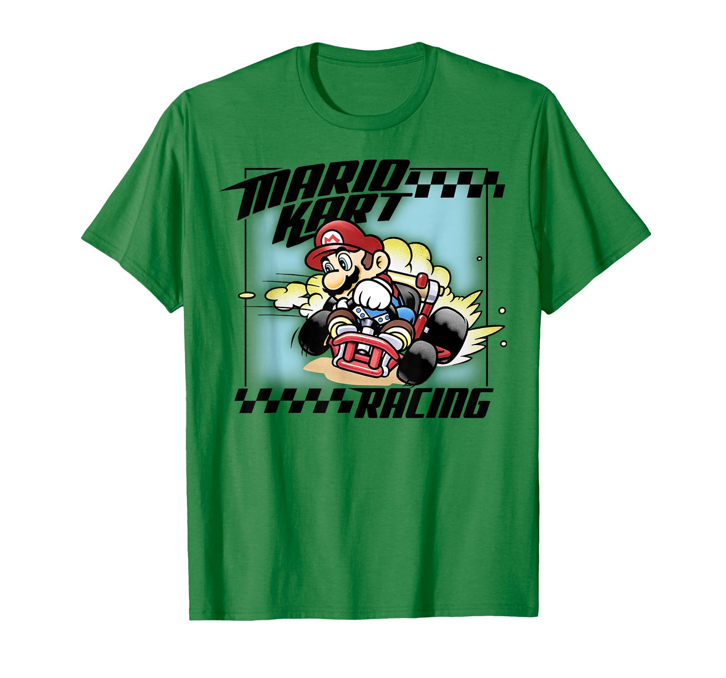 Mario Kart Racing Slide Drift Graphic T-Shirt T-Shirt