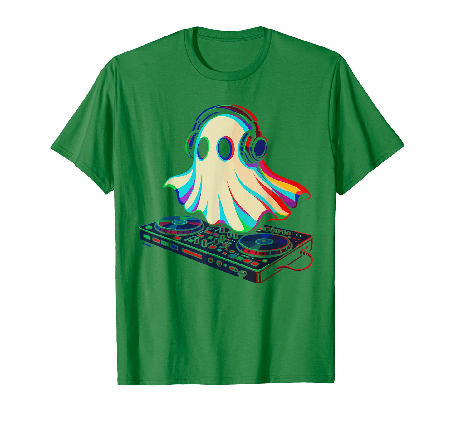 Ghost Trippy Vaporwave Shirt for Men, Festival Rave Style T-Shirt