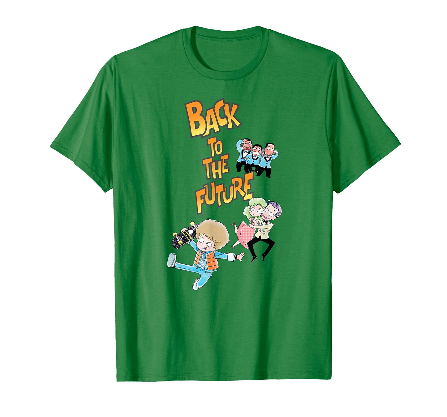 Back to the Future Anime Style T-Shirt
