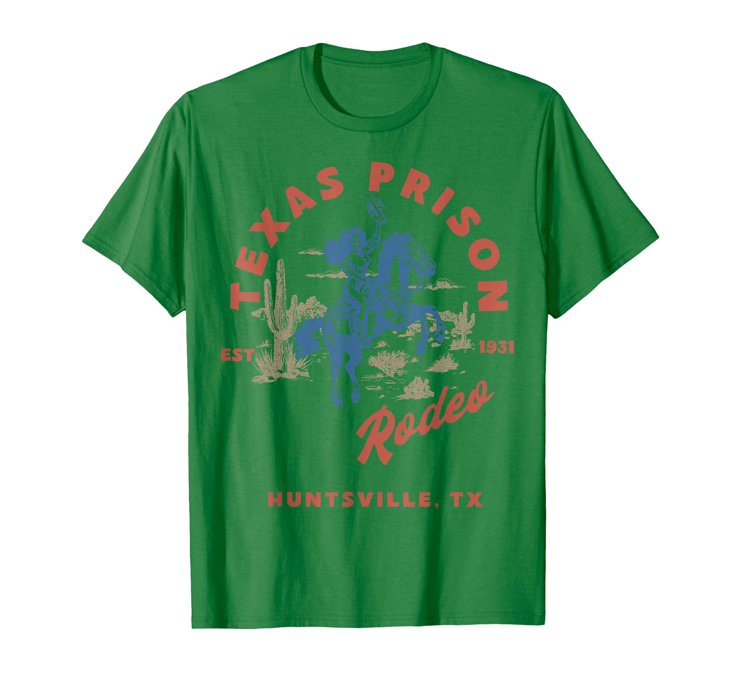 Texas Prison Rodeo Cowboy Western T-Shirt