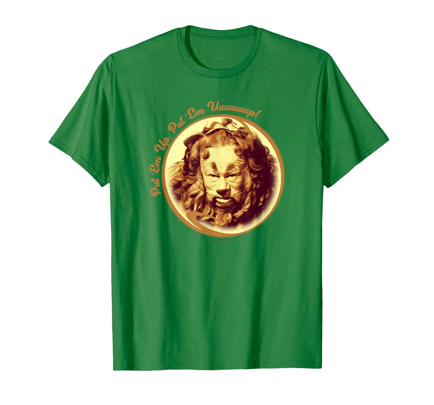 The Wizard of Oz Cowardly Lion Put 'Em Up Portrait T-Shirt