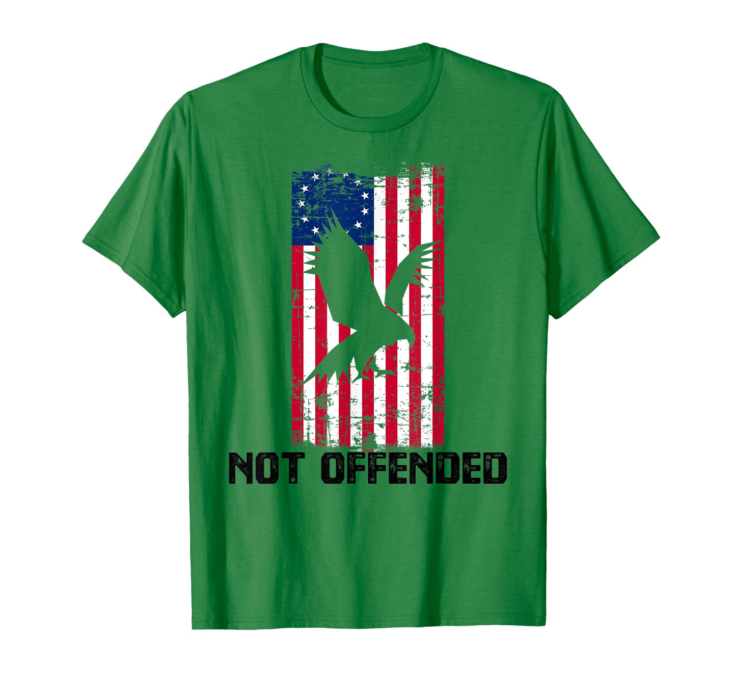 Not Offended Patriotic Betsy Ross American USA Flag 13 Stars T-Shirt for Women Men
