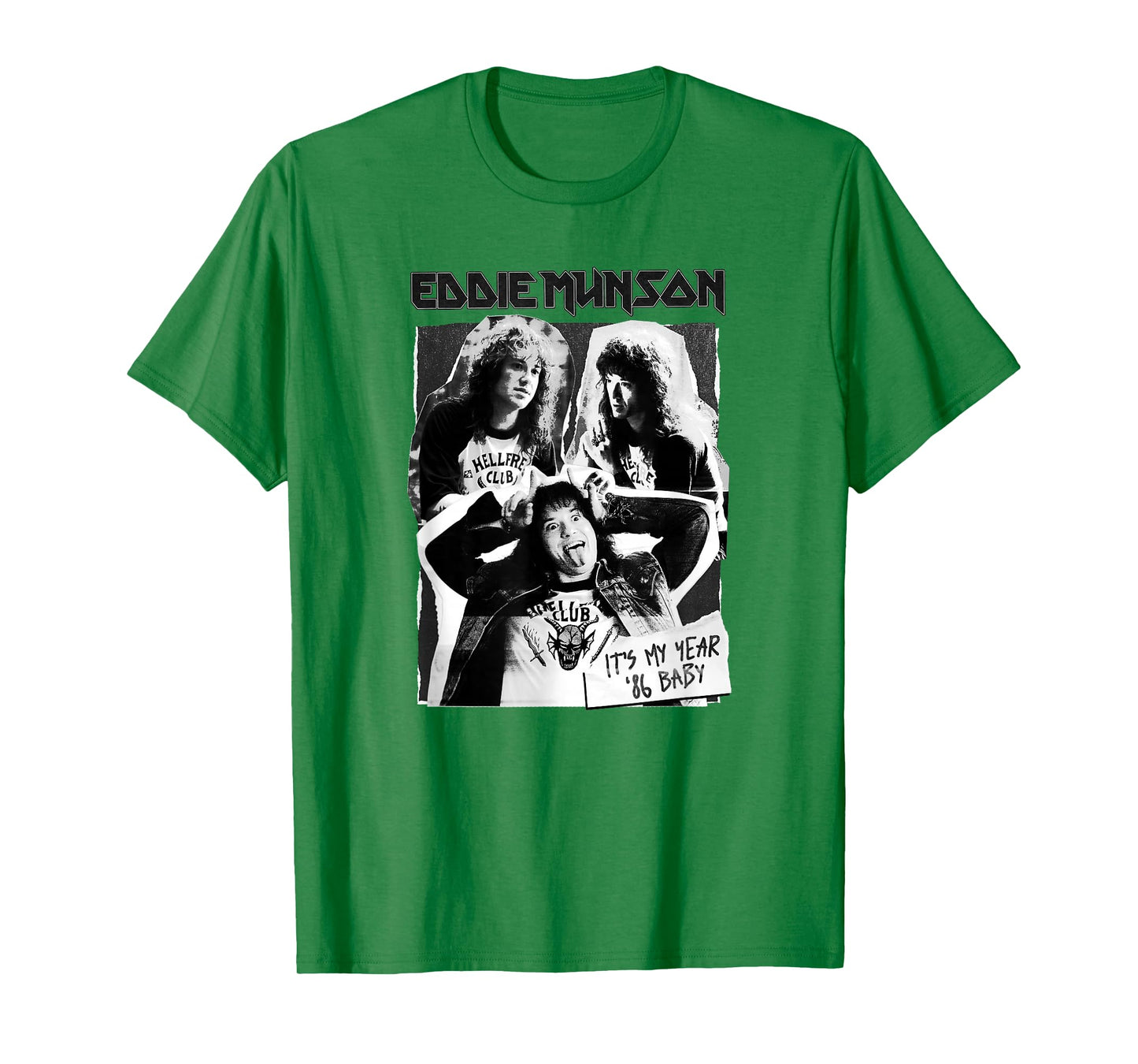 Stranger Things Hellfire Club Eddie Munson Cutouts T-Shirt