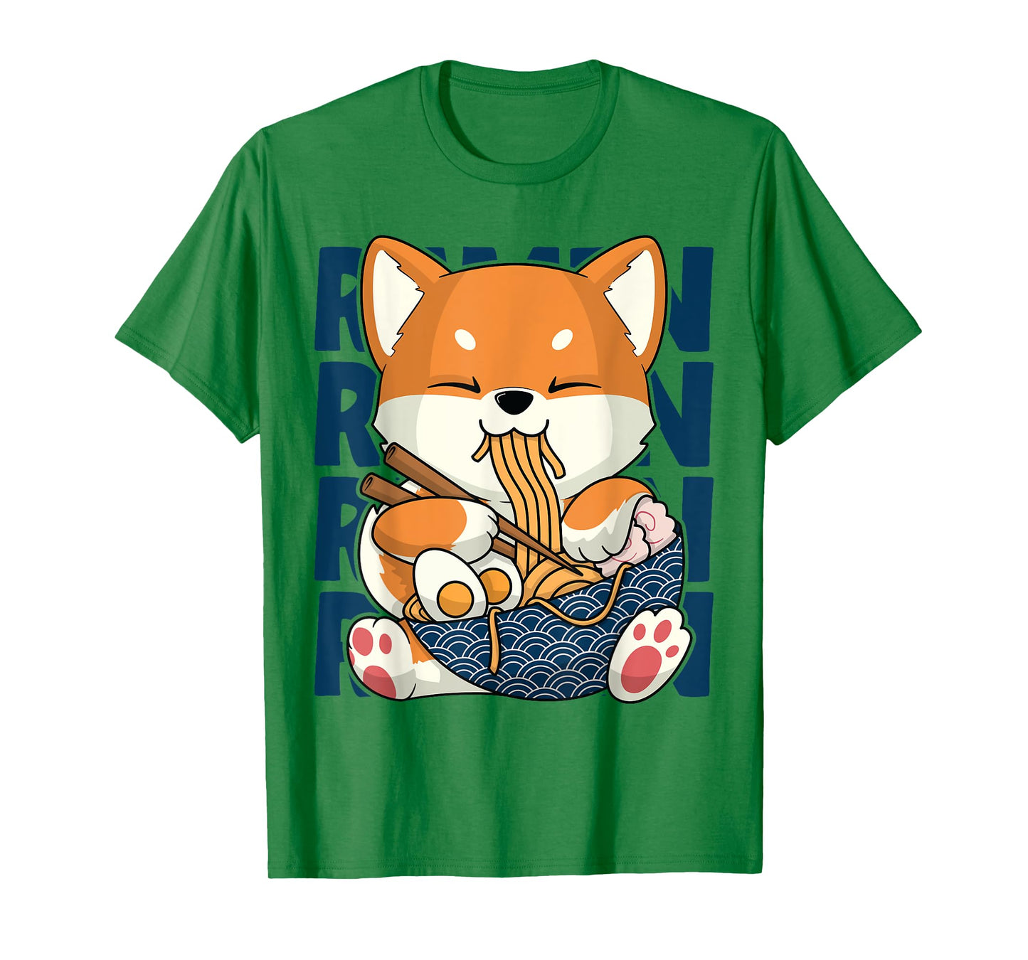 Kawaii Shiba Inu Dog Ramen Japan Corgi T-Shirt