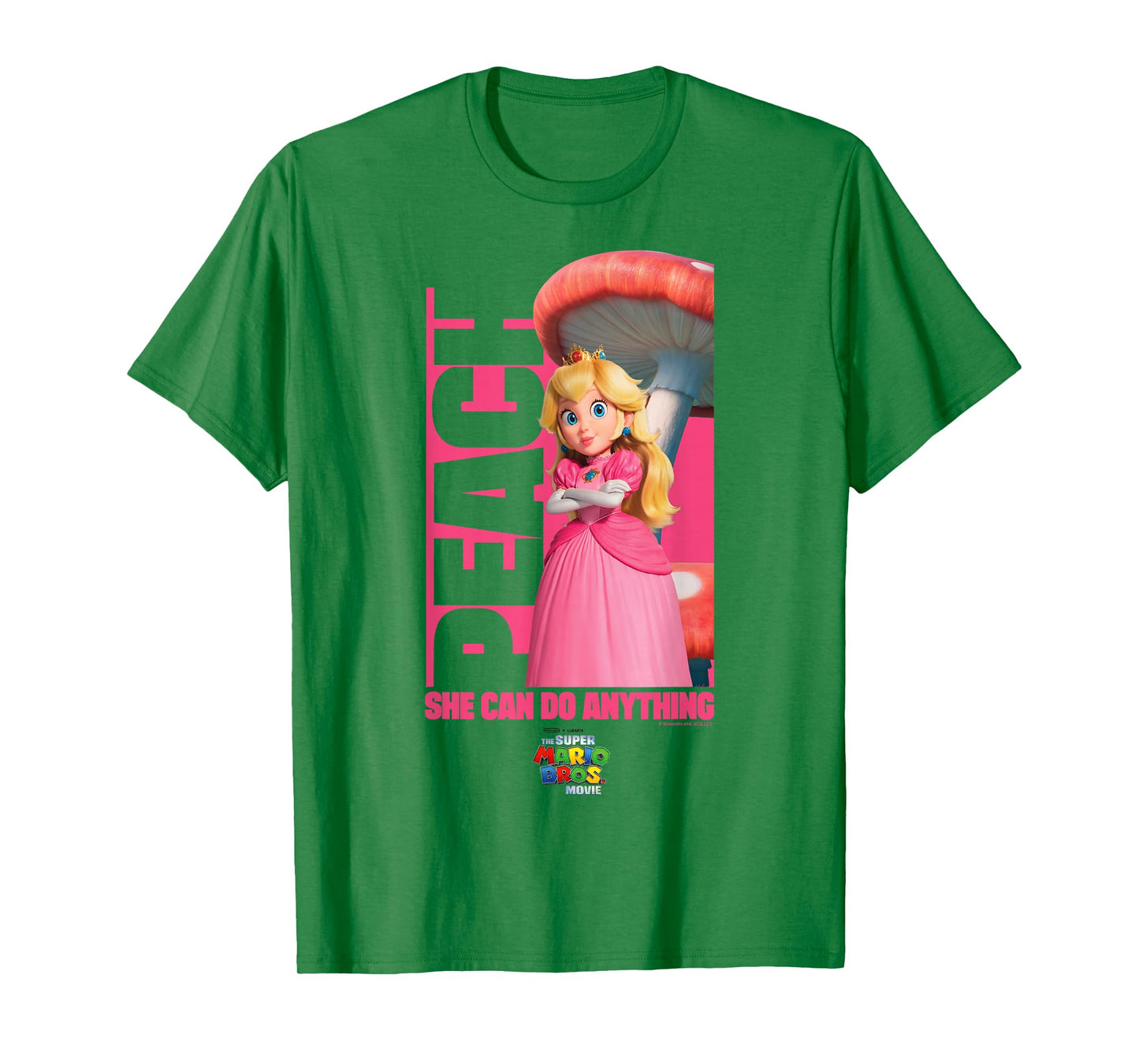 The Super Mario Bros. Movie She Can Do Anything Peach Poster T-Shirt
