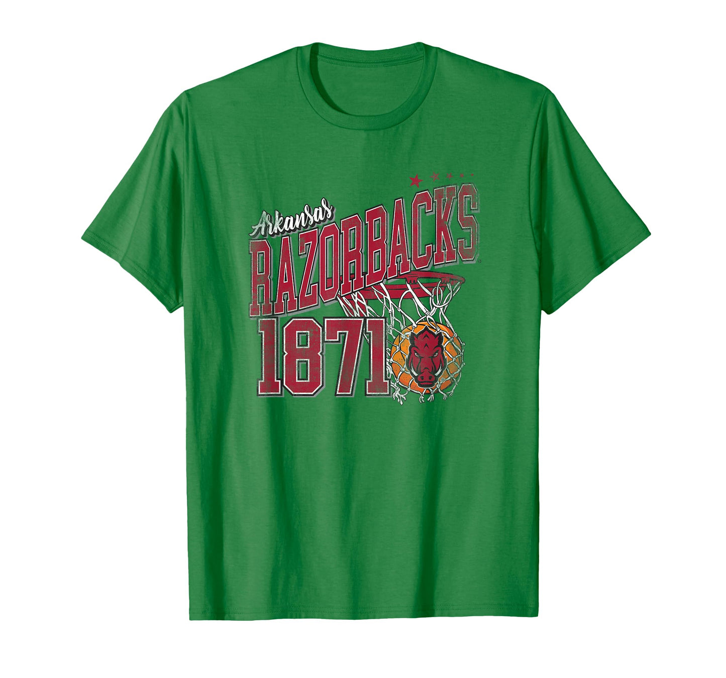 Campus Lab University of Arkansas Razorbacks 1871 Basketball Hoop T-Shirt