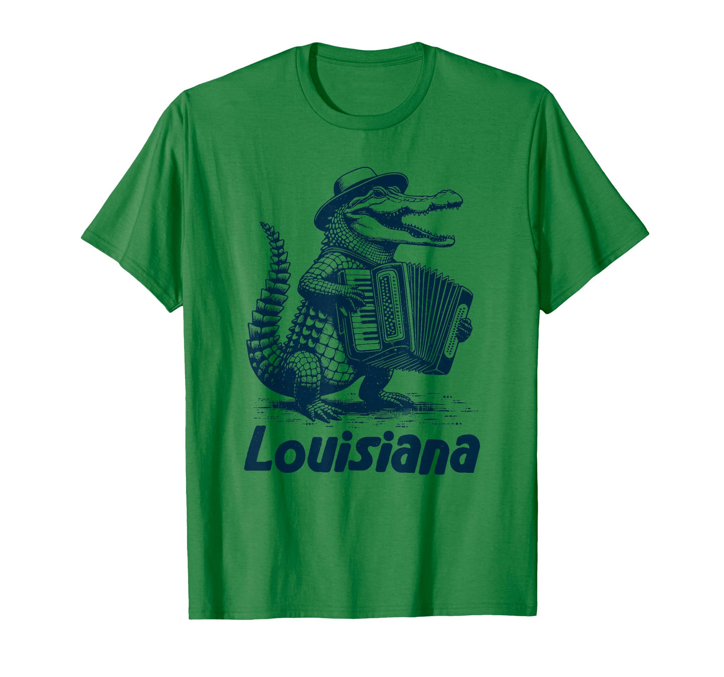 Louisiana Swamp Pop Alligators New Orleans Music T-Shirt