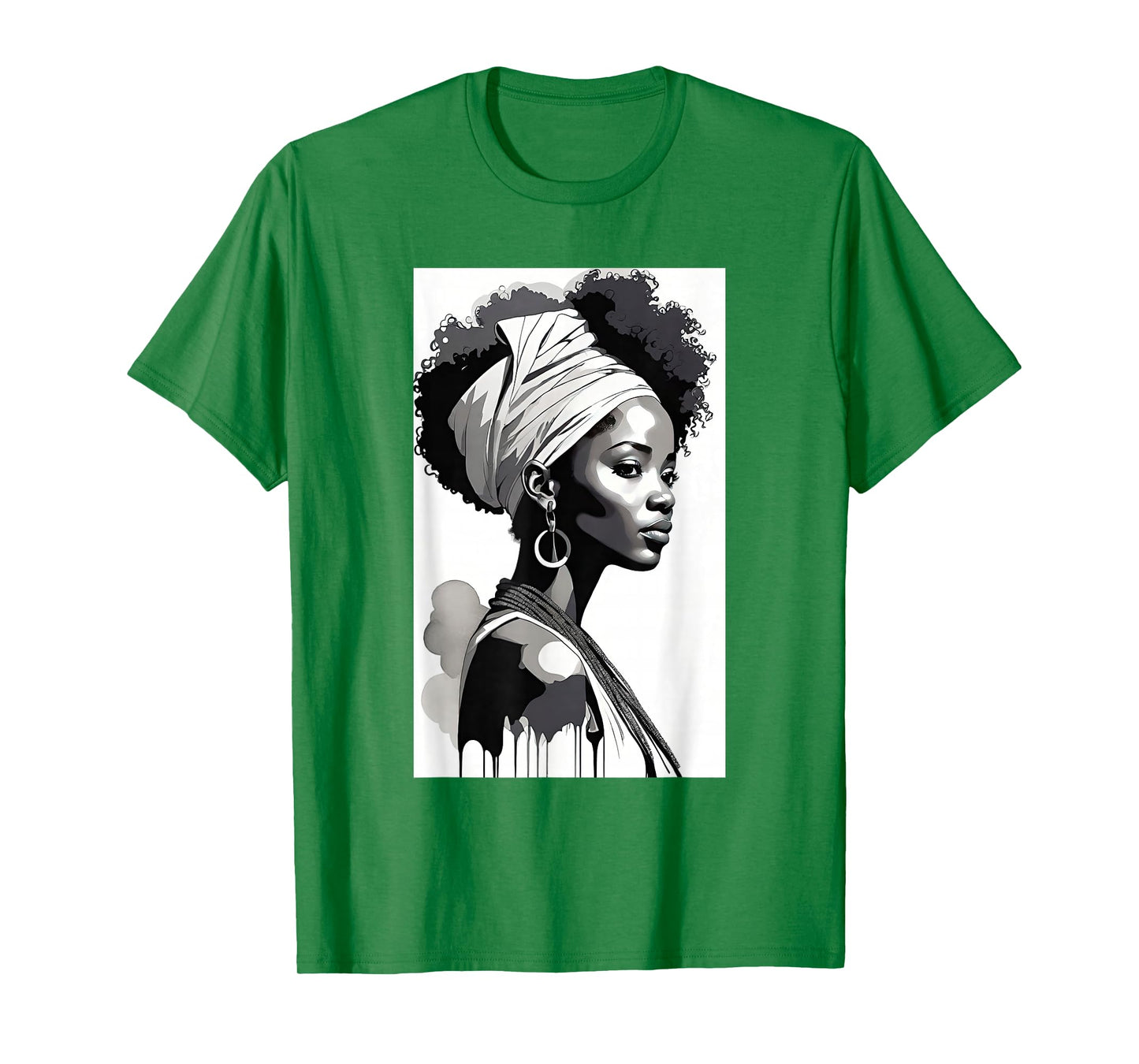 Afro Women Artwork African Women Graphic T-Shirt