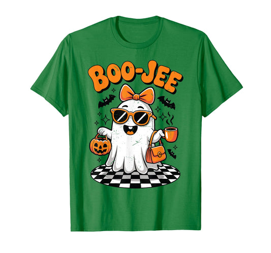 Cute Ghost Boo-JEE Boujee Halloween Teen Girl Toddler Funny T-Shirt
