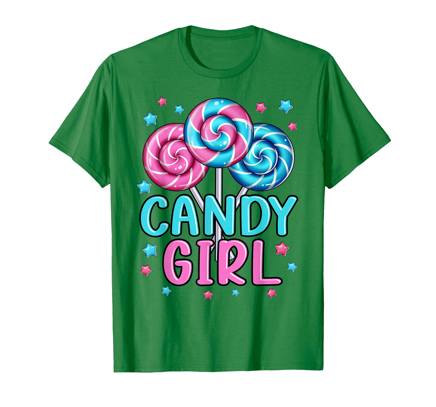 Cute Lollipop Candy Design for Women Girl Toddler Kids T-Shirt
