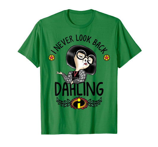 Disney Pixar The Incredibles Edna Look Back Dahling Logo T-Shirt