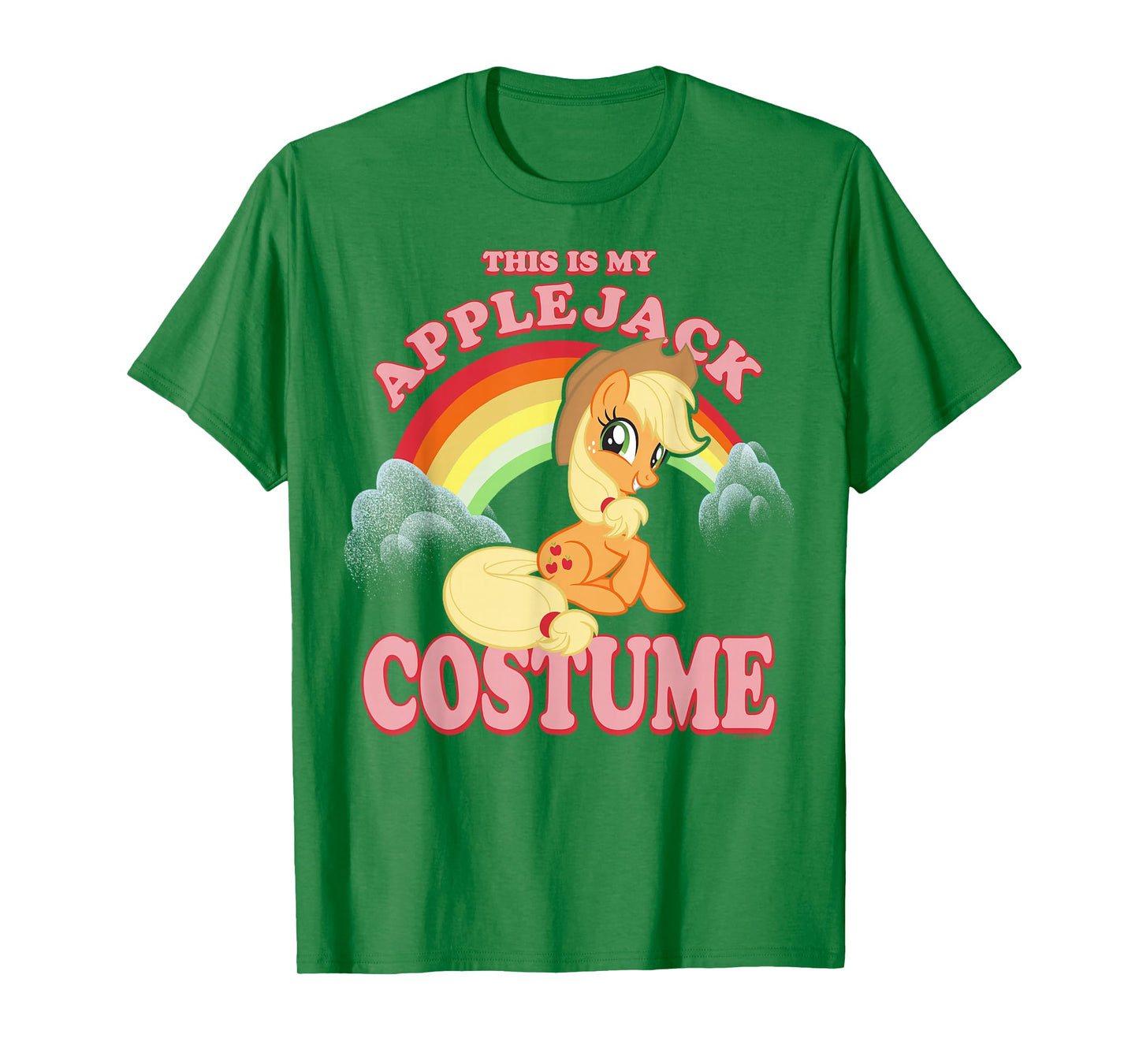 My Little Pony Halloween This Is My Applejack Costume Retro T-Shirt