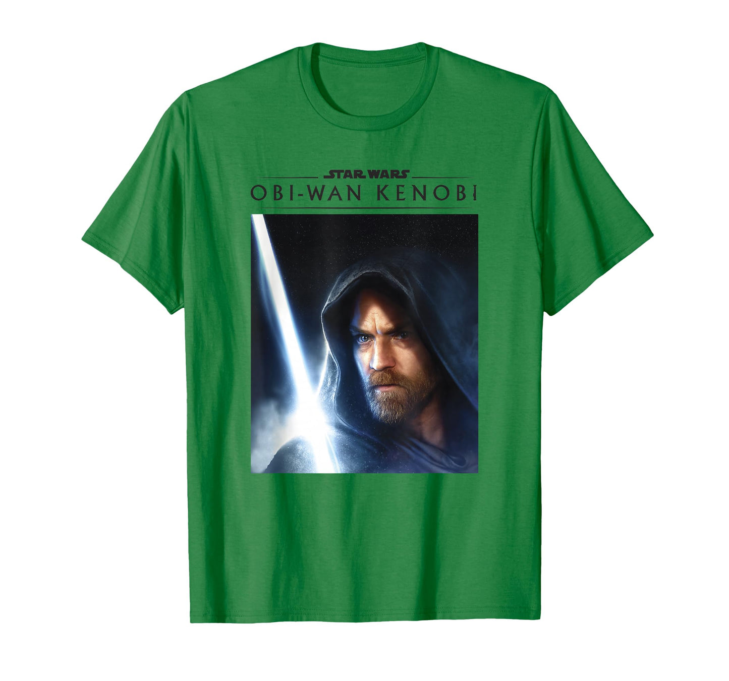 Star Wars: Obi-Wan Kenobi Big Face Lightsaber Poster T-Shirt