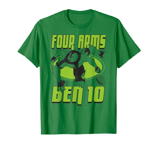 Ben 10 Four Arms Alien Cartoon T-Shirt