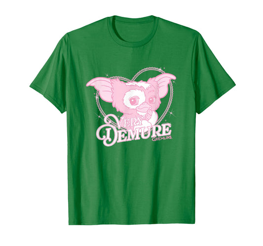 Gremlins Very Demure Cute Retro Heart Shape Big Chest Logo T-Shirt