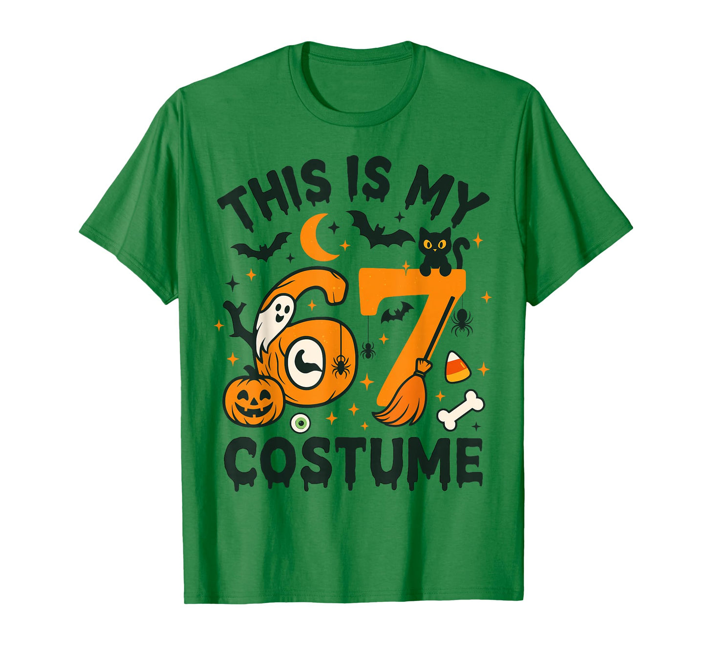 This is My Halloween 67 Costume Meme Saying 6 7 Number 6 7 T-Shirt