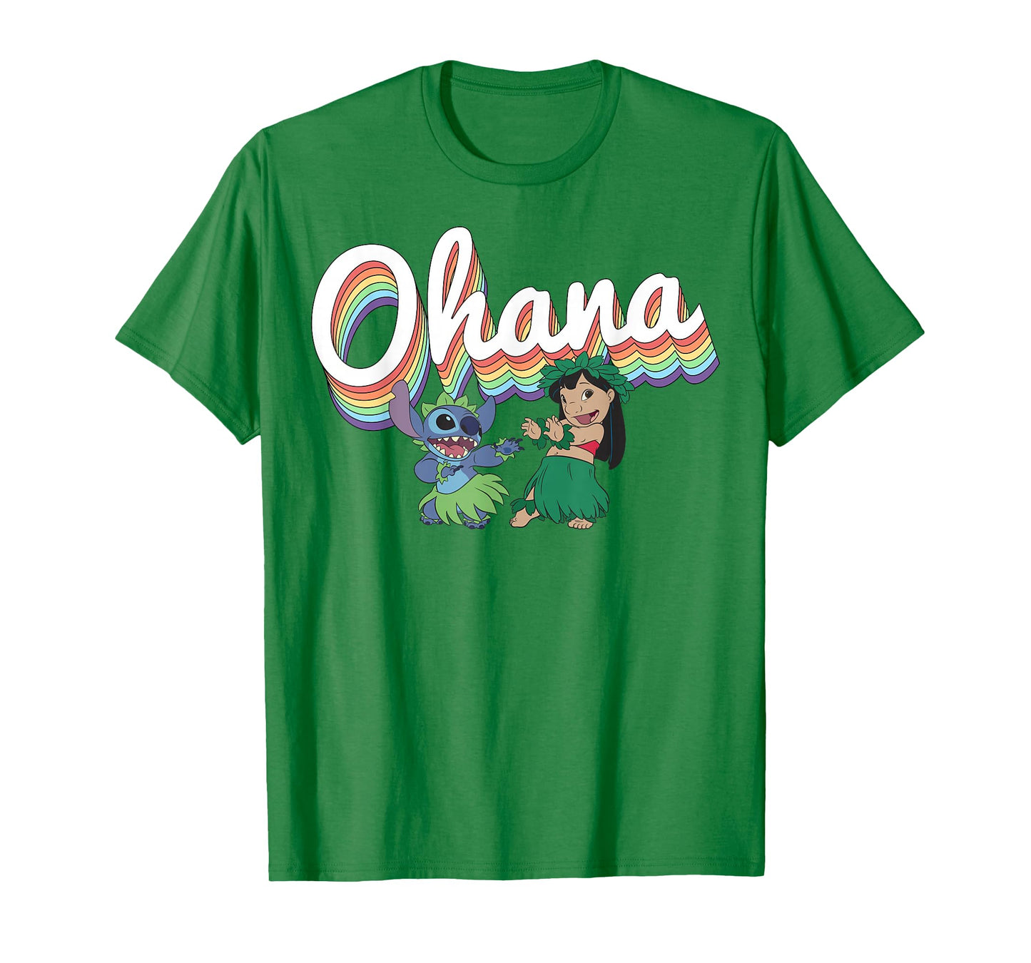 Disney Lilo & Stitch Ohana Rainbow T-Shirt