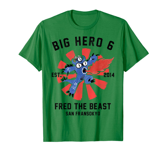 Disney Big Hero 6 Fred The Beast Poster Graphic T-Shirt T-Shirt