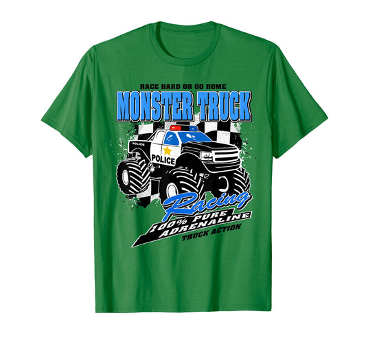 Police monster truck T-Shirt