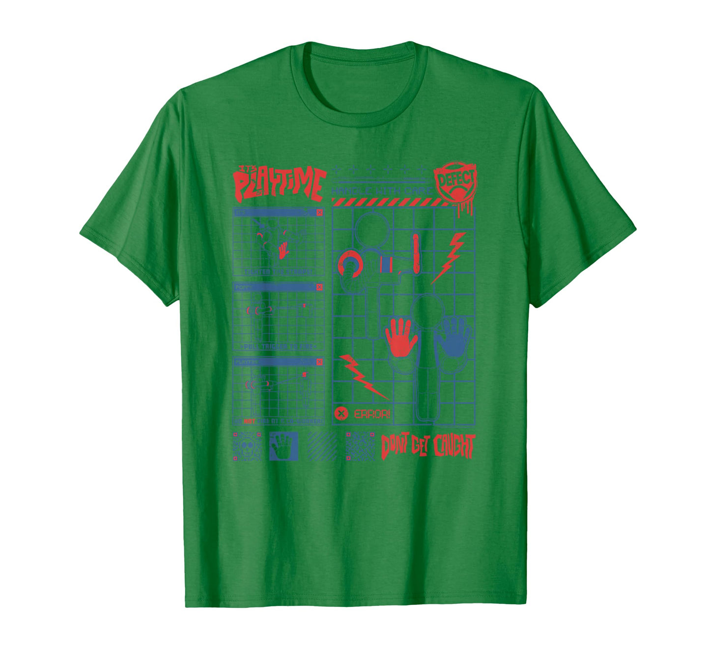 Poppy Playtime It's Playtime Player Instruction Manual T-Shirt