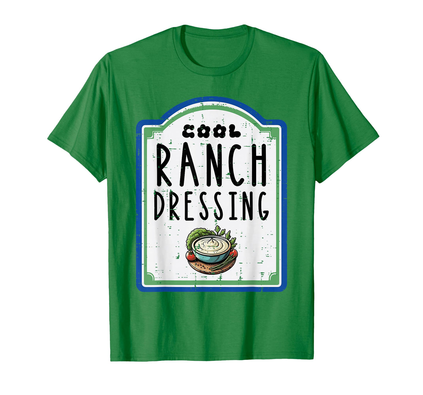 Halloween Ranch Dressing Funny Food Costume Men Women Kids T-Shirt
