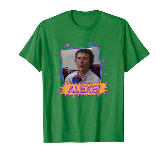 Stranger Things Alexei Slurping On A Slushie Funny Shot T-Shirt