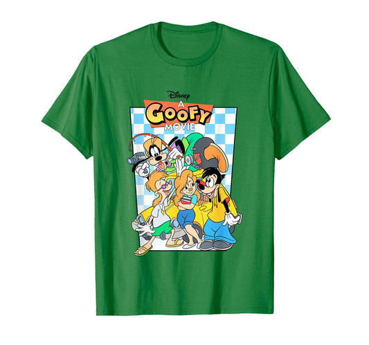 Disney A Goofy Movie Iconic Group Shot Big Chest Poster T-Shirt