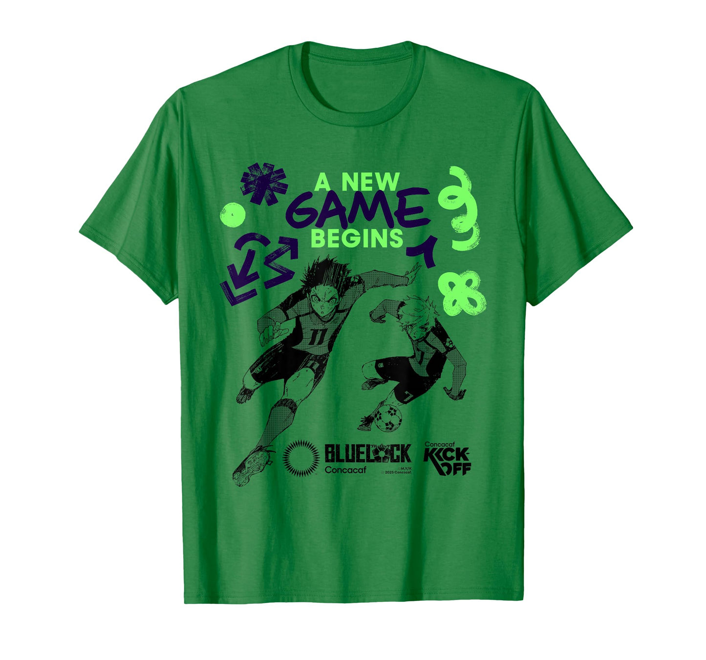 Blue Lock x Concacaf - “Isagi & Nagi Kick Off” T-Shirt